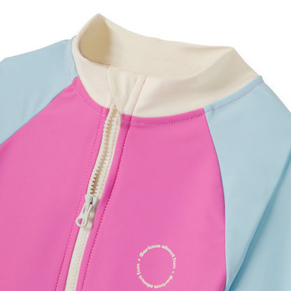 Anti-UV kupaći kostim za devojčice Roze/Plavo