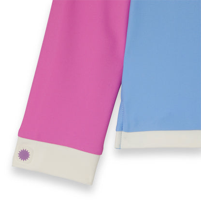 UV Majica dugih rukava – Lila /Roze