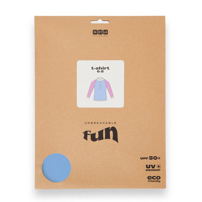 UV Majica dugih rukava – Lila /Roze