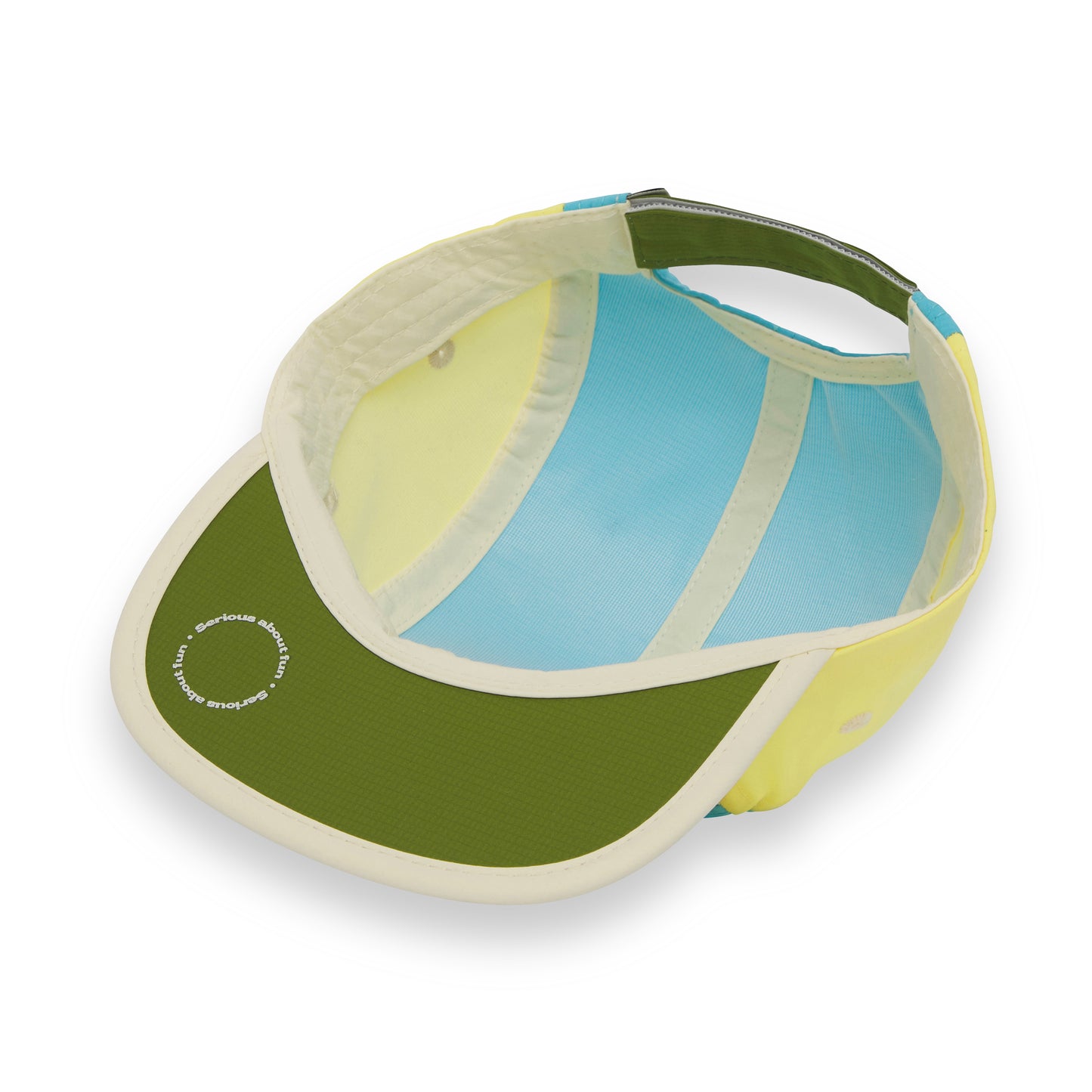 Kačket/ Plavi "5 panel" kačket sa duginim bojama